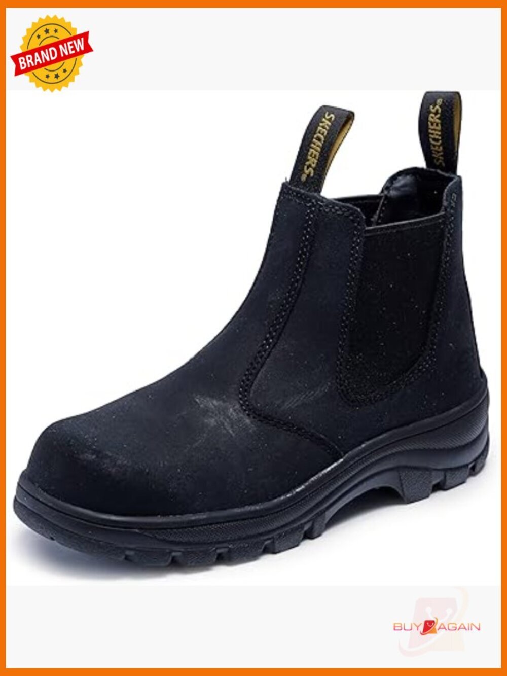 Leather Composite Toe Work Boots Non Slip Memory Foam Women's Safety
